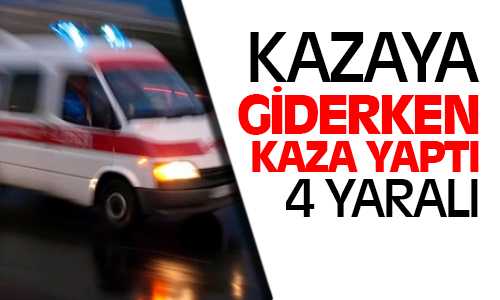 Yerköy’de Ambulans Kaza Yaptı 4 Yaralı