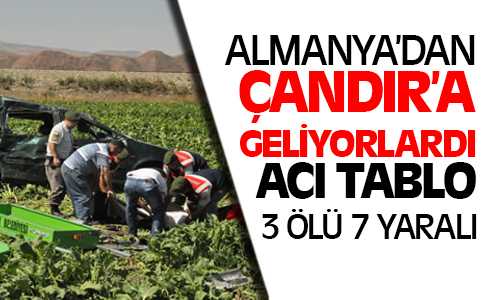 Gurbetten Memleketlerine Dönüyorlardı 3 Ölü 7 Yaralı
