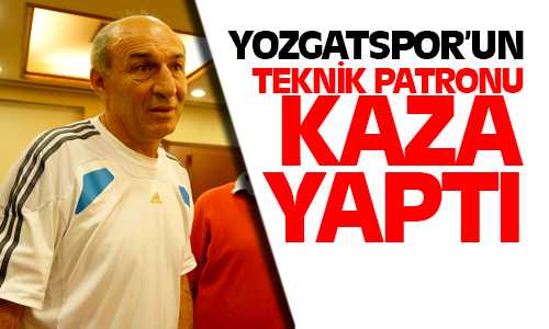 Yozgatspor Teknik Direktörü Saadettin Dülger Kaza Geçirdi