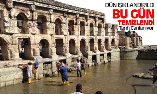 Tarihi Roma Hamamı Havuzu Temizlendi