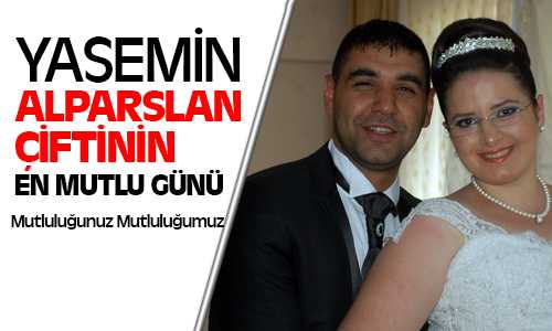 Alparslan ve Yasemin Çiftinin Mutlu Günü