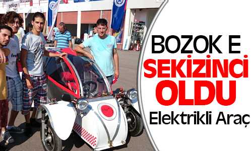 Bozok E Elektrikli Otomobil Sekizinci Oldu