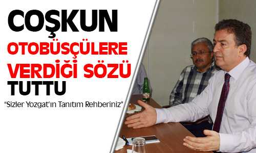 Osman Coşkun, Otobüsçülere Verdiği Seminer Sözünü Yerine Getirdi