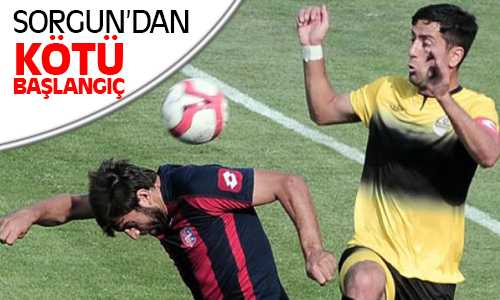 Sorgun Belediyesor Lige Mağlup Başladı