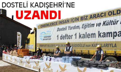 Dosteli Derneği Kadışehri’nde Öğrencilere Yardımda Bulundu