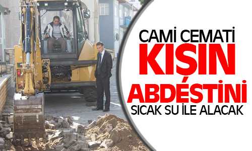 Sarıkaya’da Cami Abdesthanesi’ne Sıcak Su 