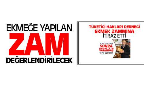 Yozgat’ta Ekmek Zammı Valilik Gündeminde
