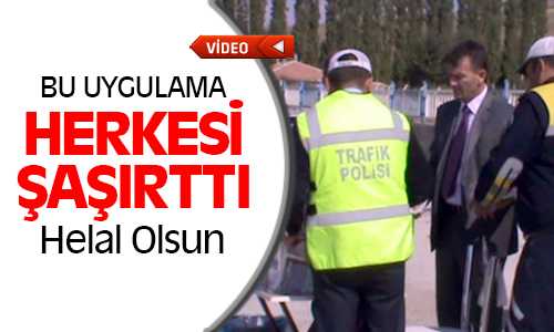 Yozgat Trafik Ekipleri Sürücüleri Nohutlu Pilavla Karşıladı