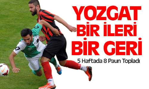 Yozgatspor Ankara’dan 1 Puanla Döndü