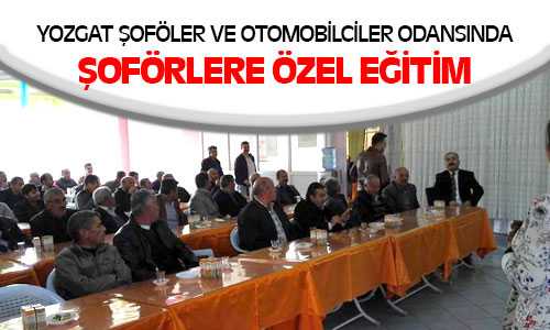 Şoförlere Eğitim Semineri 