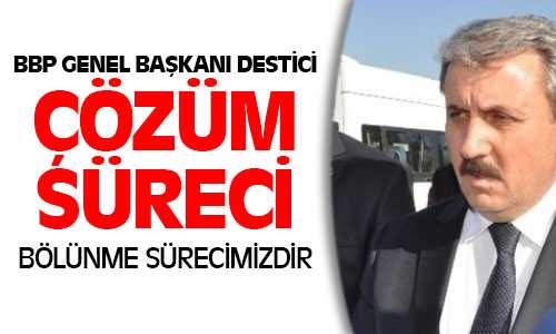 Destici, Teröristle Anlaşma Olmaz, El Sıkılmaz