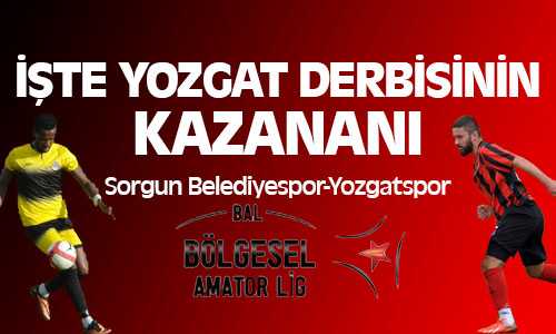 Yozgat Derbisinde Gülen Taraf Yozgatspor Oldu