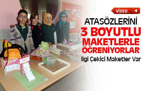 Atasözü ve Deyimleri 3 Boyutlu Öğreniyorlar