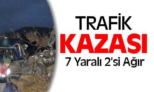 Yerköy Sekili Köyünde Kaza 7 Yaralı