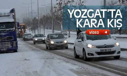 Yozgat’ta Kar ve Fırtına