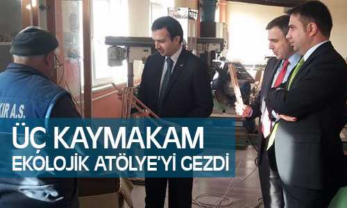 Aydıncık ve Yenifakılı Kaymakamlarından Kadışehri Kaymakamına Nezaket Ziyareti