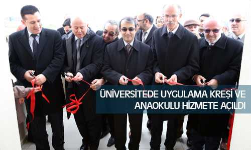 Bazok Üniversitesinde Uygulama Kreşi ve Anaokulu Hizmete Açıldı