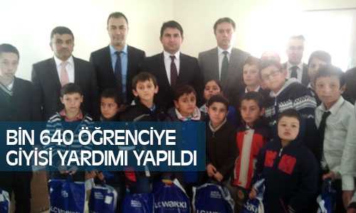 Akdağmadeni’nde 1640 Öğrenciye Giysi Yardımı Yapıldı