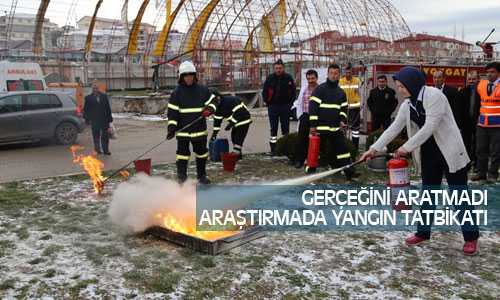 Araştırma Hastanesinde Yangın, Deprem Tatbikatı Düzenlendi