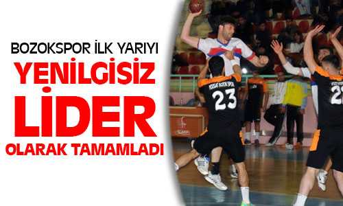Bozokspor İlk Yarıyı Yenilgisiz Lider Tamamladı