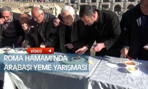 Roma Hamamında Arabaşı Yeme Yarışması