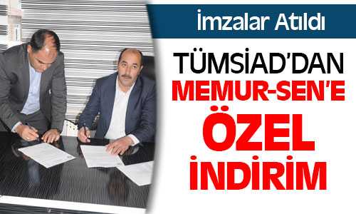 TüMSİAD Üyesi İş Yerlerinden Memur-Sen Üyelerine İndirim Uygulanacak