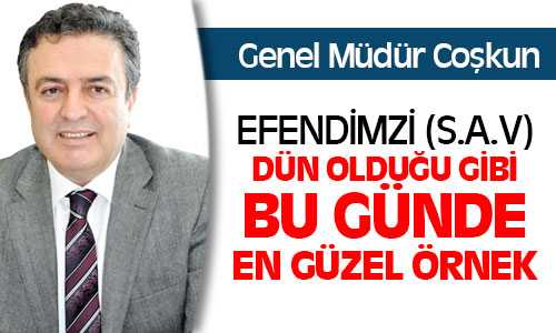 Coşkun Mevlid Kandili Mesajı Yayınladı