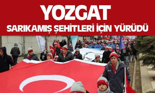 Sarıkamış Şehitleri İçin Yozgat’ta Anma Programı Düzenlendi