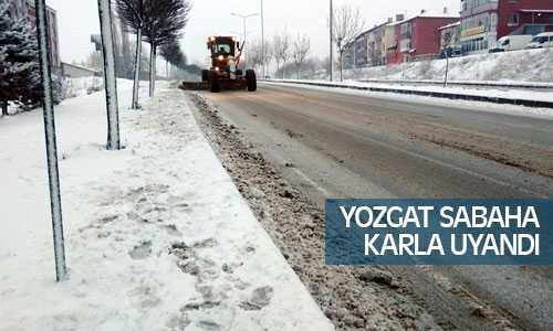 Yozgat’a Yağan Kar Vatandaşın Yüzünü Güldürdü