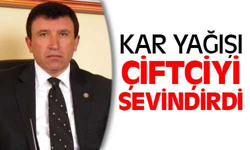 Beklenen Kar Çiftçiyi Sevindirdi