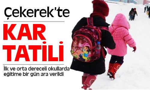 Yozgat’ta Kar Tatili