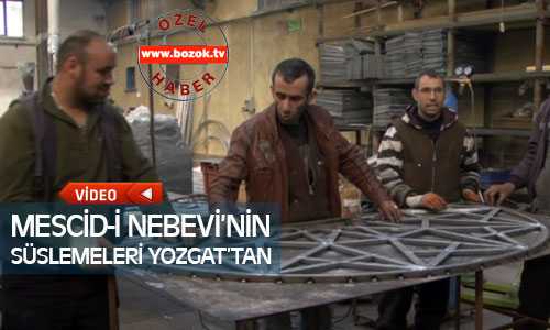 Mescid-i Nebevi’nin Süslemeleri Yozgat’tan