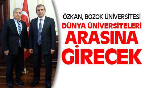 Rektör Adayı Özkan, Projelerinden Bahsetti