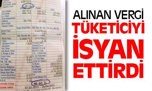 Elektrik Faturalarından Alınan Vergi Yüzde Elliyi Geçti