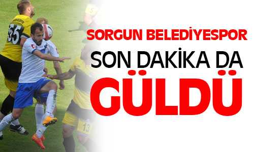 Sorgun Belediyespor Uzatmalarda Güldü