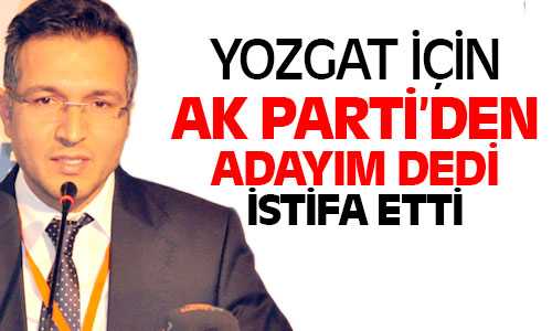 Doç. Dr. Metin Aksoy Yozgat için Adayım Dedi