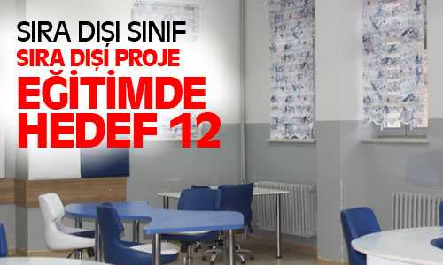 Sıra Dışı Sınıflarla Eğitimde Hedef 12