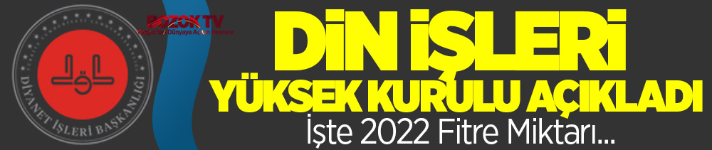 Din İşleri Yüksek Kurulu 2022 fitre miktarını açıkladı