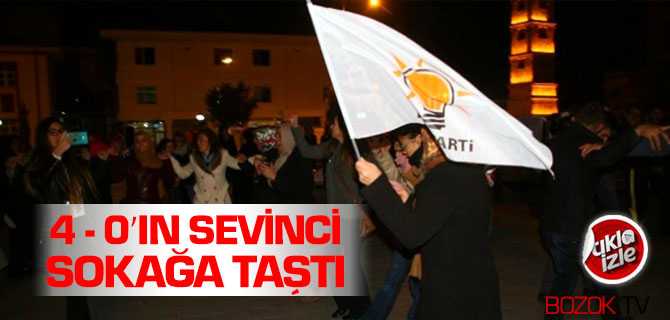 4-0 Sevinci Sokağa İndi