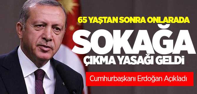 20 Yaş Altına Sokağa Çıkma Yasağı Geldi
