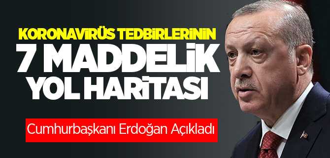 Koronavirüs tedbirlerinin 7 maddelik yol haritası