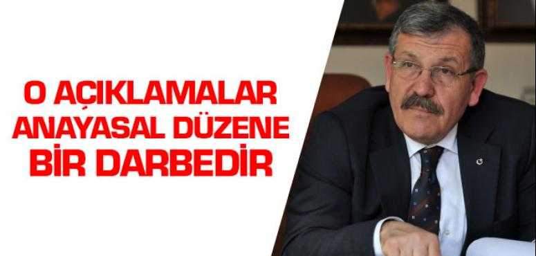 Şenliler,'Cumhurbaşkanının Açıklamalarını Anaysal Düzene Arşı Yapılmış bir darbedir'