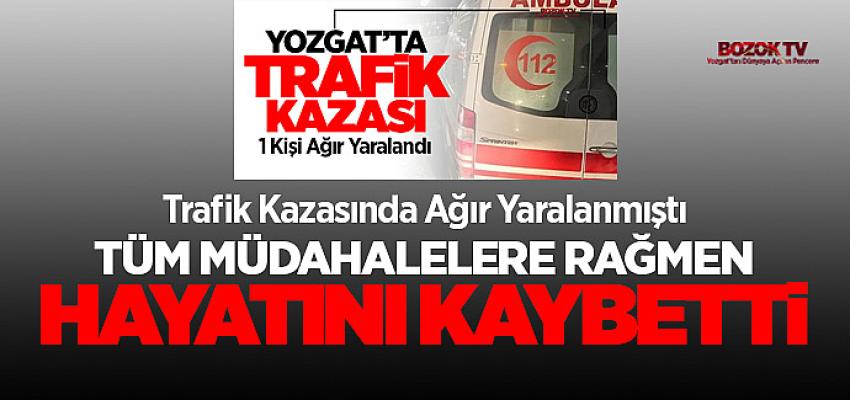 Ağır yaralı olarak hastaneye kaldırılan üniversite öğrencisi hayatını kaybetti