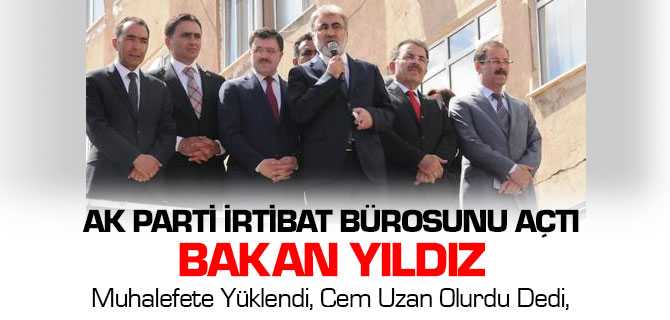 Ak Parti Seçim İrtibat Bürosunu Açtı