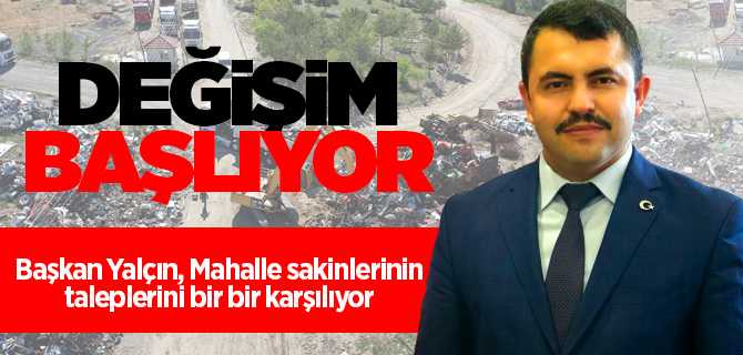 Akdağmadeni Belediyesi mahalle sakinlerinin taleplerini bir bir karşılıyor