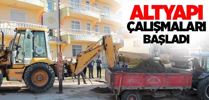 Akdağmadeni Belediyesinde Altyapı Çalışmaları