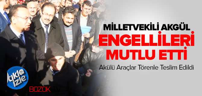 Vekil Akgül, Engellilere Akülü Araç Hediye Etti