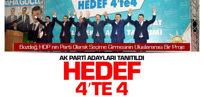 Ak Parti Yozgat Milletvekili Adaylarını Tanıttı