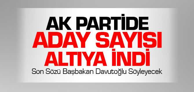 Ak Parti'de Listeler Şekilleniyor