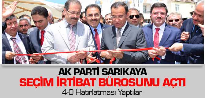 Ak Parti Sarıkaya İrtibat Bürosunu Açtı